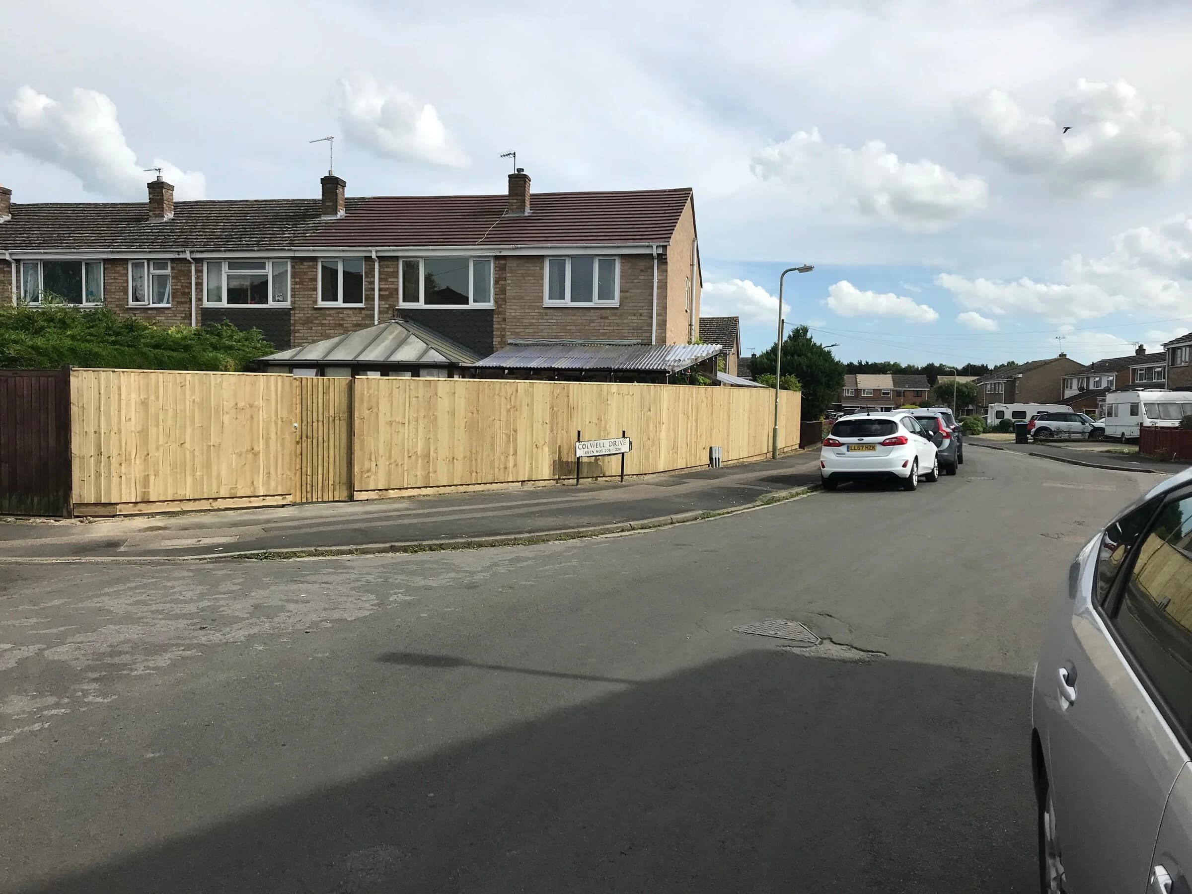 Bespoke timber fencing project